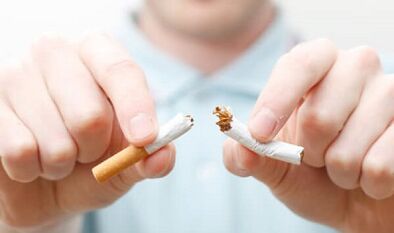 What happens to the body when cigarettes