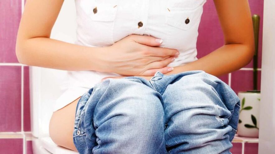 intestinal disorder in case of refusal of smoking
